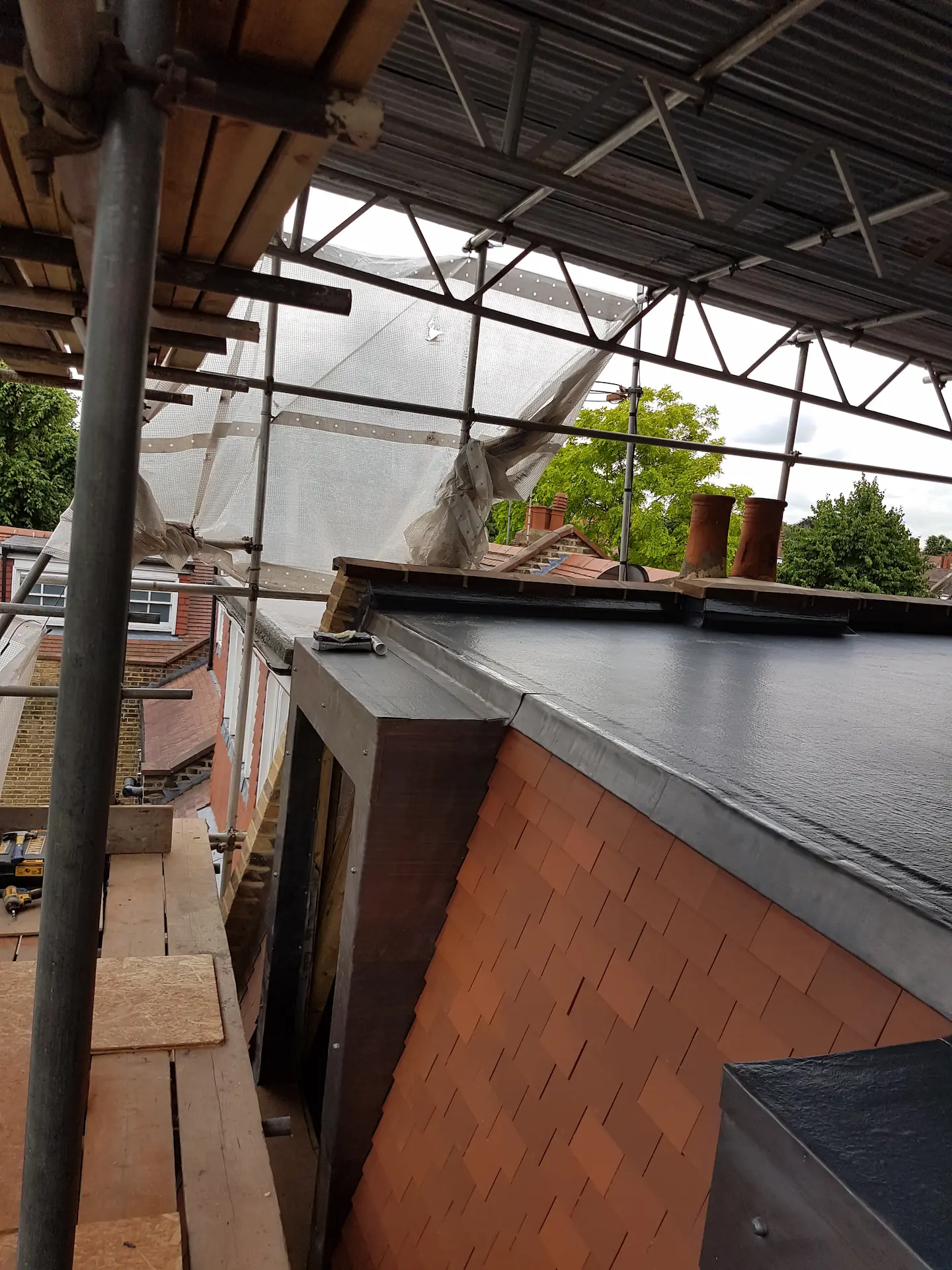 Quality inspection of completed dormer in Ealing loft conversion